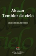 altazor.temblor de cielo-vicente huidobro-9788495994271 altazor.temblor de cielo-vicente huidobro-9788495994271