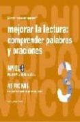 mejorar la lectura 3: comprender palabras y oraciones para niños de 6 a 8 años-jesus jarque garcia-9788498960471 mejorar la lectura 3: comprender palabras y oraciones para niños de 6 a 8 años-jesus jarque garcia-9788498960471