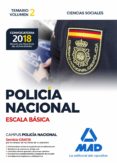 policia nacional escala basica: temario (vol. 2): ciencias sociales-9788414214381 policia nacional escala basica: temario (vol. 2): ciencias sociales-9788414214381