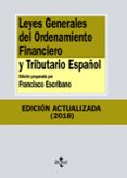 leyes generales del ordenamiento financiero y tributario español (12ª ed.)-9788430975181 leyes generales del ordenamiento financiero y tributario español (12ª ed.)-9788430975181