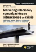 marketing relacional y comunicacion para situaciones de crisis: q ue hacer antes, durante y despues para proteger y salvar su empresa-9788492956081 marketing relacional y comunicacion para situaciones de crisis: q ue hacer antes, durante y despues para proteger y salvar su empresa-9788492956081