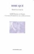 dime que (xxiii premio de poesia caceres patrimonio de la humanid ad)-david leo garcia-9788492975181 dime que (xxiii premio de poesia caceres patrimonio de la humanid ad)-david leo garcia-9788492975181