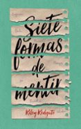 siete formas de mentir-riley redgate-9788496886681 siete formas de mentir-riley redgate-9788496886681