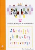 ya leo 12: cuadernos de apoyo a la lecto-escritura-jose martinez romero-9788497003681 ya leo 12: cuadernos de apoyo a la lecto-escritura-jose martinez romero-9788497003681