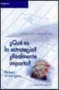 ¿que es la estrategia? ¿realmente importa?-richard whittington-9788497321181 ¿que es la estrategia? ¿realmente importa?-richard whittington-9788497321181