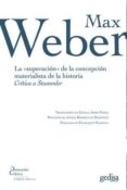 la superacion de la concepcion materialista de la histora: critic a a stammler-max weber-9788497841481 la superacion de la concepcion materialista de la histora: critic a a stammler-max weber-9788497841481