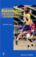 balonmano: ejercicios y programas de entrenamiento-hans dieter trosse-9788425515491 balonmano: ejercicios y programas de entrenamiento-hans dieter trosse-9788425515491