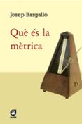 que es la metrica-josep bargallo valls-9788429759891 que es la metrica-josep bargallo valls-9788429759891
