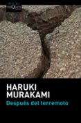 despues del terremoto-haruki murakami-9788483838891 despues del terremoto-haruki murakami-9788483838891