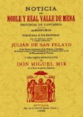 noticia del noble y real valle de mena provincia de cantabria (ed . facsimil)-9788490011591 noticia del noble y real valle de mena provincia de cantabria (ed . facsimil)-9788490011591