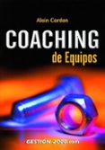 coaching de equipos-alain cardon-9788496426191 coaching de equipos-alain cardon-9788496426191