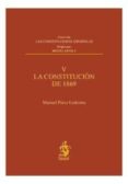 constitucion de 1869, tomo v-manuel perez ledesma-9788498901191 constitucion de 1869, tomo v-manuel perez ledesma-9788498901191