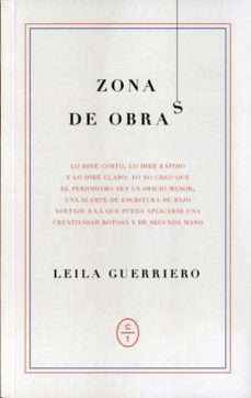 Gratis para descargar bookd ZONA DE OBRAS 9788461704101 MOBI de LEILA GUERRIERO