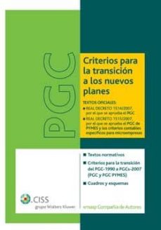 Descargar PGC CRITERIOS PARA TRANSICION A LOS NUEVOS PLANES gratis pdf - leer online