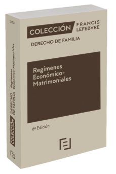 Portada de REGIMENES ECONOMICO-MATRIMONIALES 2022 DERECHO DE FAMILIA