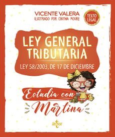 Portada de LEY GENERAL TRIBUTARIA. ESTUDIA CON MARTINA (EBOOK)