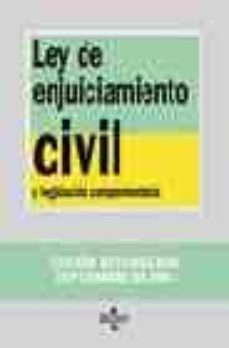 Portada de LEY DE ENJUICIAMIENTO CIVIL (5ª ED.)