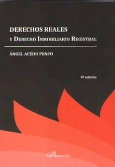 Portada de DERECHOS REALES Y DERECHO INMOBILIARIO REGISTRAL 2016 3ªEDICION