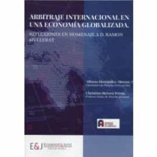 Portada de ARBITRAJE INTERNACIONAL EN UNA ECONOMIA GLOBALIZADA