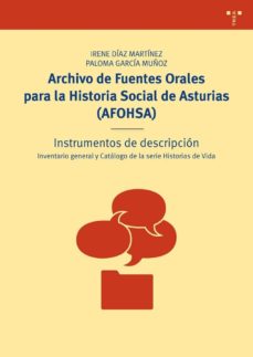 Portada de EL ARCHIVO DE FUENTES ORALES PARA LA HISTORIA SOCIAL DE ASTURIAS (AFOHSA)