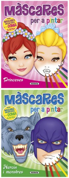 Portada de MASCARES PER A PINTAR (2 TITOLS)