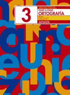 Portada de ORTOGRAFIA 3. PASO A PASO
