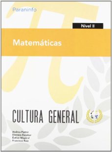 Portada de MATEMATICAS. NIVEL II. CULTURA GENERAL