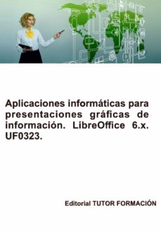 Portada de UF0323 APLICACIONES INFORMATICAS PARA PRESENTACIONES GRAFICAS DE INFORMACION. LIBREOFFICE IMPRESS 6.X.