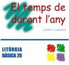Portada de EL TEMPS DE DURANT L ANY