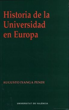 Portada de HISTORIA DE LA UNIVERSIDAD EN EUROPA