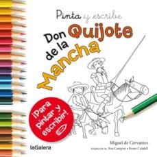 Portada de PINTA Y ESCRIBE DON QUIJOTE DE LA MANCHA
