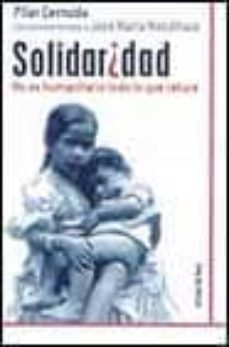 Portada de SOLIDARIDAD: NO ES HUMANITARIO TODO LO QUE RELUCE