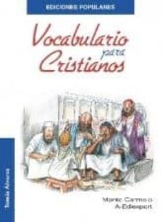 Portada de VOCABULARIO PARA CRISTIANOS