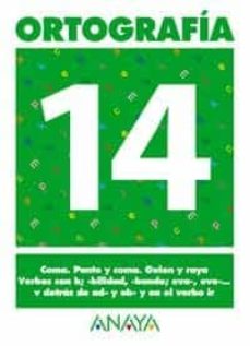 Portada de ORTOGRAFIA 14 (PRIMARIA) (ED. 2004)