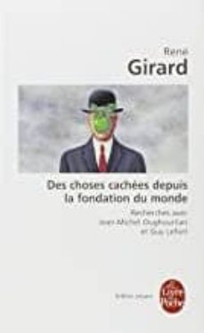 Descargar gratis ipod libros DES CHOSES CACHÉES DEPUIS LA FONDATION DU MONDE (Spanish Edition) 9782253032441 de RENE GIRARD 