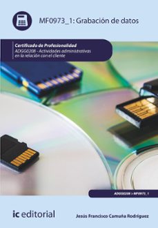 Pdf descarga libros electrónicos (I.B.D.) MF0973_1 GRABACIÓN DE DATOS. ADGG0208 CHM PDF PDB