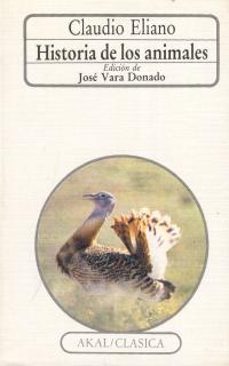 Libro de texto gratuito para descargar HISTORIA DE LOS ANIMALES (Spanish Edition) FB2 de ELIANO. CLAUDIO