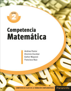 Portada de COMPETENCIA MATEMATICA NIVEL 2 CERTIFICADOS DE PROFESIONALIDAD