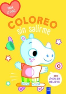 Portada de ¡GUAU! COLOREO SIN SALIRME. PARA LLEVAR. RINOCERONTE