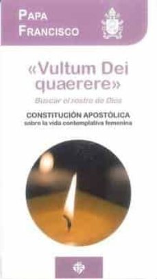 Portada de VULTUM DEI QUAERERE (BUSCAR EL ROSTRO DE DIOS)
