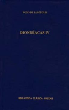 Portada de DIONISIACAS IV