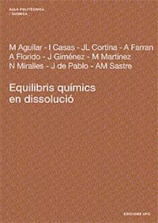Portada de EQUILIBRIS QUIMICS EN DISSOLUCIO