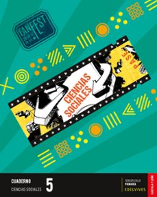 Portada de CIENCIAS SOCIALES 5º EDUCACION PRIMARIA PROYECTO FANFEST CUADERNO CASTILLA Y LEON