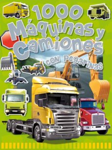 Portada de 1000 MAQUINAS Y CAMIONES (1000 PEGATINAS)