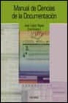 Portada de MANUAL DE CIENCIAS DE DOCUMENTACION