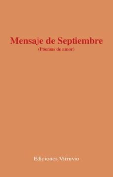 Portada de MENSAJE DE SEPTIEMBRE : HOMENAJE A PABLO MENDEZ CON MOTIVO DE SU BODA