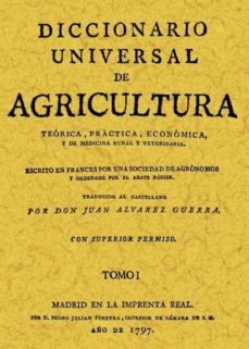Portada de DICCIONARIO UNIVERSAL DE AGRICULTURA (TOMO 8)