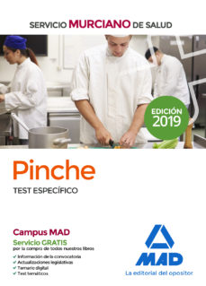 Portada de PINCHE DEL SERVICIO MURCIANO DE SALUD: TEST ESPECIFICO