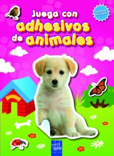Portada de JUEGA CON ADHESIVOS DE ANIMALES. ROSA