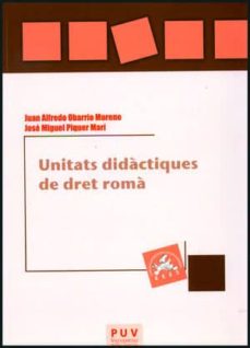 Portada de UNITATS DIDACTIQUES DE DRET ROMA